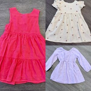 4T Cat & Jack Dress Bundle